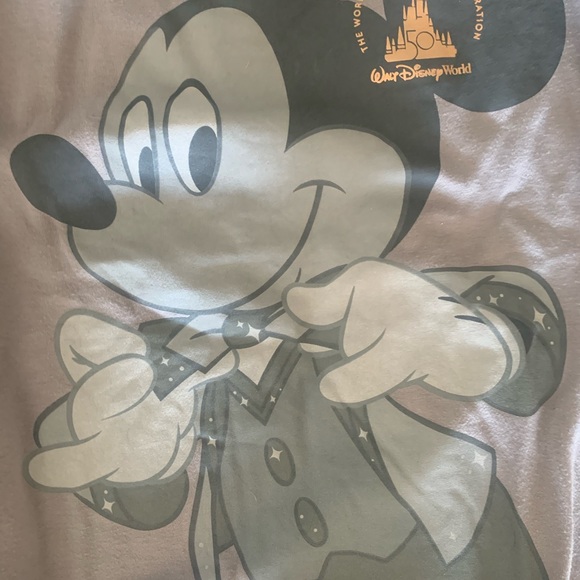 WALT DISNEY WORLD 50th Anniversary Mickey Mouse Pullover Sweatshirt - Picture 4 of 4